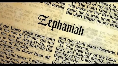 An Old Testament Key To Interpreting New Testament Texts, Zephaniah 1:14-18
