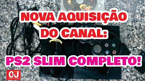 Nova aquisição do canal: PS2 SLIM completo