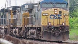 CSX Q364 Manifest Mixed Freight Train from Marion, Ohio July 24, 2021