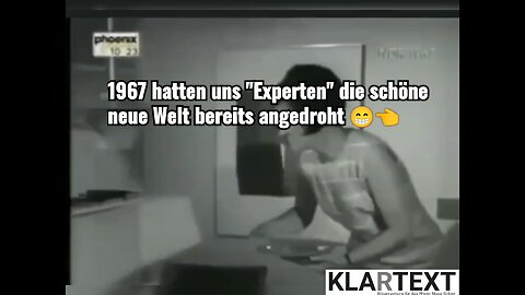 NDR vor 55 Jahren: die heute Dystopie wurde uns damals schon angekündigt