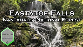 Eastatoe Falls, North Carolina, Nantahala National Forest -- DJI Drone Footage