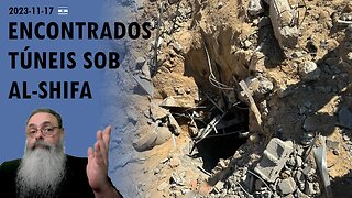 #Israel 2023-11-17: ISRAEL encontra os TÚNEIS SOB o HOSPITAL AL-SHIFA com uso de ESCAVADEIRAS