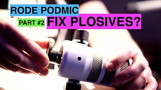 Fix Mic Plosives - Rode Podmic Mod (Part #2)