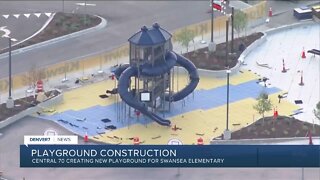 Central 70 opens new Swansea Elementary School plaground