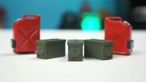 RC Scale Accessories: Integy Jerry Cans & DSPro Ammo Cans
