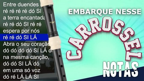 Embarque nesse carrossel - Cifra melódica