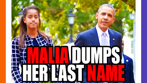 Obama's Daughter Dumps Her Last Name