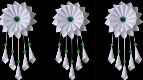 Paper Flower Craft / Paper Wall Hanging / Paper Wallmate / Paper Craft Idea / Easy And Simple Craft