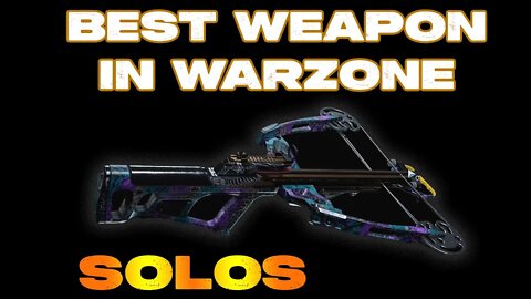 Best weapon in warzone solos #crossbow
