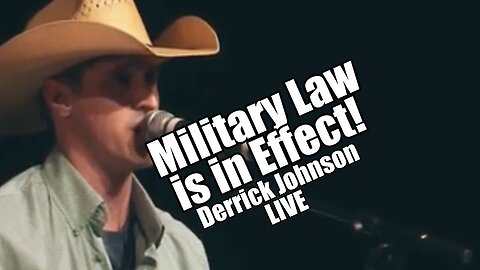 Military Law is in Effect! Derrick Johnson LIVE March 17