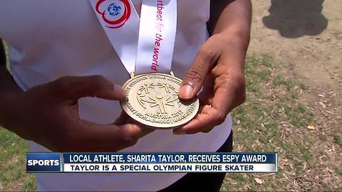 Local special olympics figure skater receives ESPY