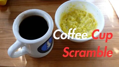 Wake Up and Shine with Coffee Cup Scrambled Eggs! | Easy Breakfast Recipe #scrambledegg #coffee #cup