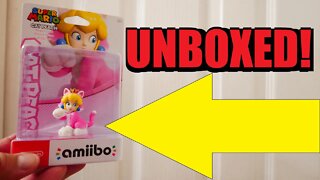 Unboxing the Cat Peach Amiibo