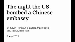 Putin: US intentionally bombing of the Chinese embassy in Belgrade