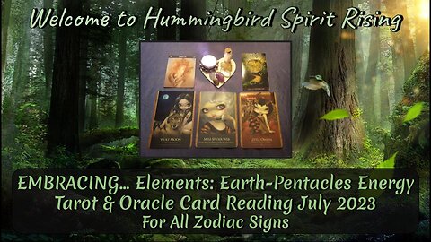 EMBRACING... ELEMENTS: Earth-Pentacles Energy - Collective Tarot & Oracle Card Reading