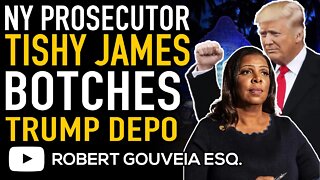 Trump Prosecutor Letitia James Gets NOTHING from Civil DEPOSITION After Trump INVOKES 5th Amendment