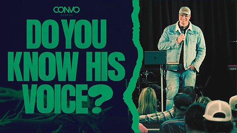 Do You Know His Voice? // Pastor Craig Dyson // John 10