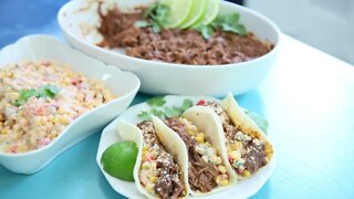 Shredded Beef Tacos | At Home with Shay