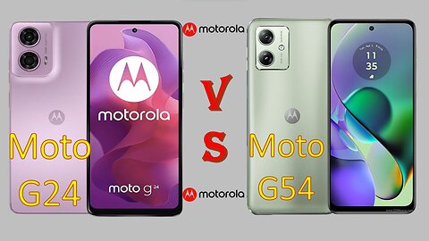 Motorola Moto G24 VS Moto G54 | Full comparison | @technoideas360