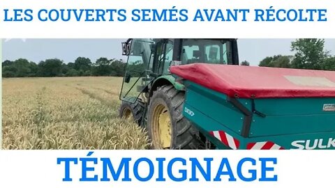 Les couverts semés avant récolte, pourquoi, comment @Chambre d’agriculture Pays de la Loire