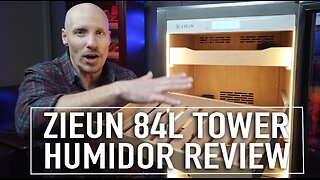 Zieun 84L Electric Tower Humidor Review