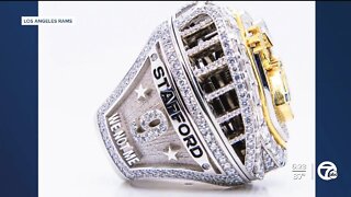 Matthew Stafford, Rams show off Super Bowl rings