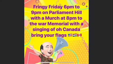 Friday Freedom Fringe on the march in Ottawa on parliament hill LIVE STREAM with Paul and Cara