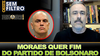 Alexandre de Moraes quer extinguir o Partido Liberal de Bolsonaro [FIUZA]