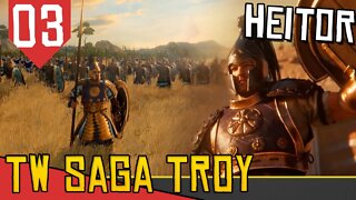 Grande Cerco sem MURALHAS - Total War Saga Troy Heitor #03 [Série Gameplay Português PT-BR]