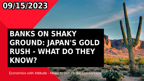 🏦 BANKS ON SHAKY GROUND: JAPAN'S GOLD RUSH - WHAT DO THEY KNOW?