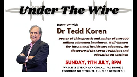 Under the Wire Interviews Dr Tedd Koren