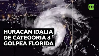 El huracán Idalia, de categoría 3, toca tierra en EE.UU. con vientos destructivos