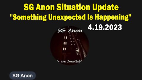 SG Anon Situation Update: "Something Unexpected Is Happening"