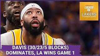 The Inside Crew Reacts To Anthony Davis' Huge Night In Lakers' Game 1 Win vs. Warriors | NBA on TNT