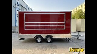 New - 6' x 13.5' Food Concession Trailer | Basic Mobile Vending Trailer for Sale in New York