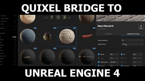 Quixel Bridge to Unreal Engine 4