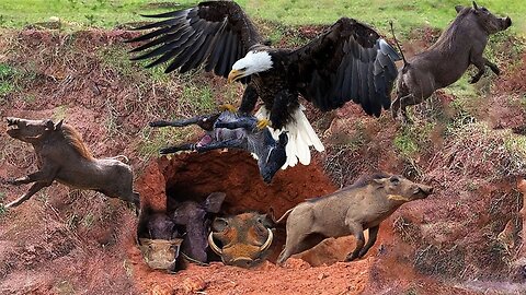 Battle for Survival! Warthog Fights Brutal Predators To Fight For Life - The Harsh Life of Warthog