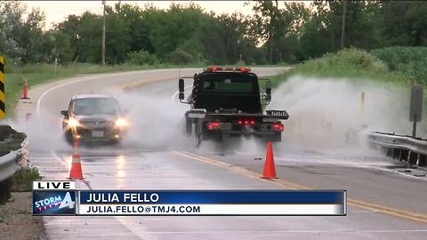 Dozens of roads flooded in Elkhorn