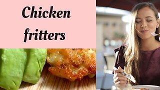 Keto: Chicken fritters
