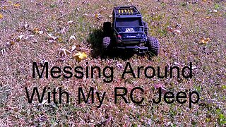 Enoze RC Jeep In The Back Yard