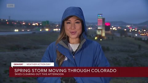 A look at Castle Rock weather conditions as spring storm rolls through