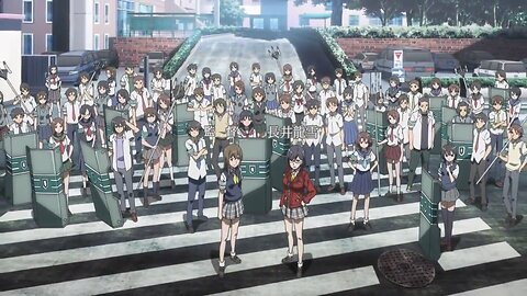 A Certain Scientific Railgun S - powered suits vs Judgement members