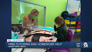 Mandel Public Library of West Palm Beach offering free tutoring for K-12 students