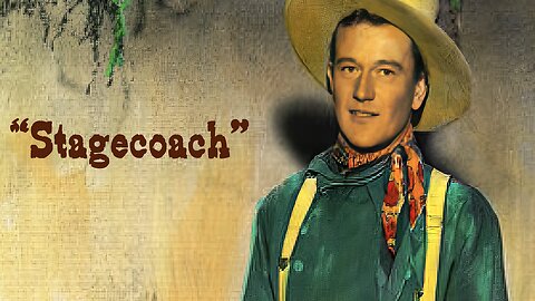 Stagecoach (1939) John Wayne Remastered Classic in Color!