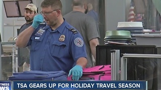 TSA gears up for holiday travel season