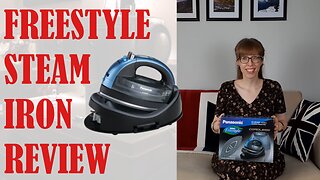 🚧🐝 FREESTYLE STEAM IRON REVIEW 🐝🚧| BUDGETSEW #panasonic #iron #sewing