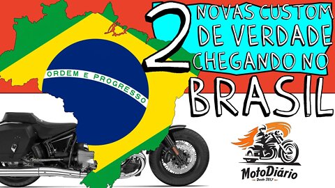 2 Novas motos CUSTOM de VERDADE CHEGANDO NO BRASIL em 2022, mas será que é pra nós papai?