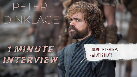 PETER DINKLAGE | VOICE | INTERVIEW