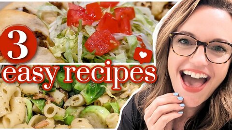 3 SIMPLE RECIPES YOUR FAMILY WILL LOVE! | WINNER DINNERS NO. 135