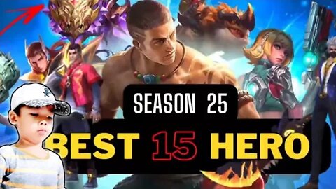 THE BEST HEROES TO RANK UP FAST IN SEASON 25 MLBB|Lego Gaming| #razimaruyama #mobilelegends